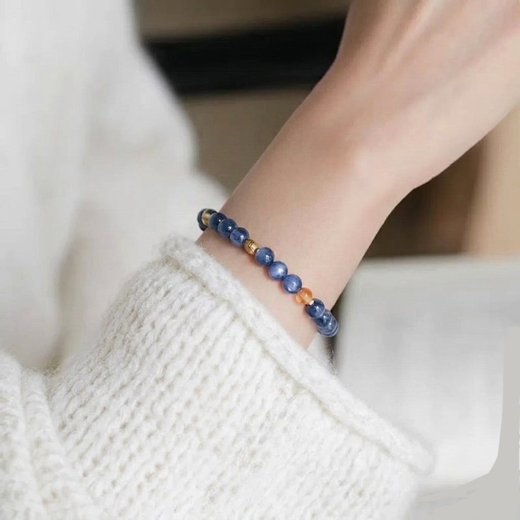 IN.CELESTIAL Navy Blue Kyanite & Quartz