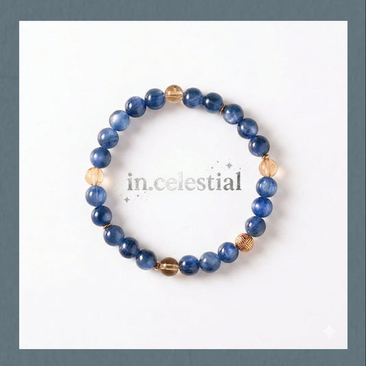 IN.CELESTIAL Navy Blue Kyanite & Quartz