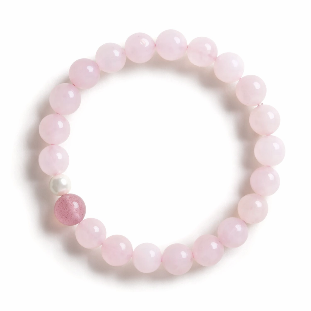 IN.CELESTIAL Rose Quartz Harmony Bracelet 8mm beads
