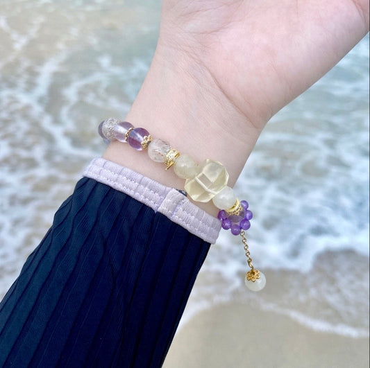IN.CELESTIAL Super Seven Crystal bracelet